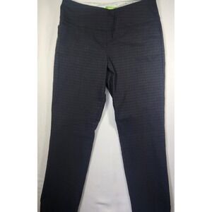 Swing Control Black Windowpane Check Pull On Golf Pants Womens